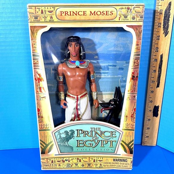 Hasbro Toys Vintage The Prince Of Egypt Prince Moses Doll Dog 998 Hasbro Dreamworks New